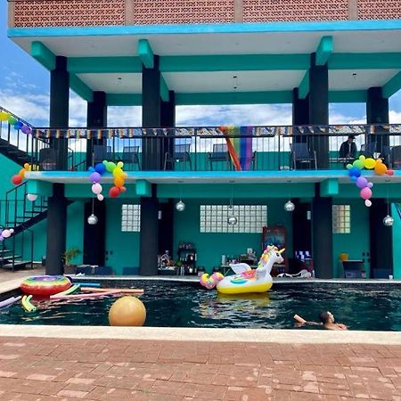 Hierve El Agua Eco Hostel - Confetti Pool Club San Pablo Villa de Mitla Eksteriør bilde